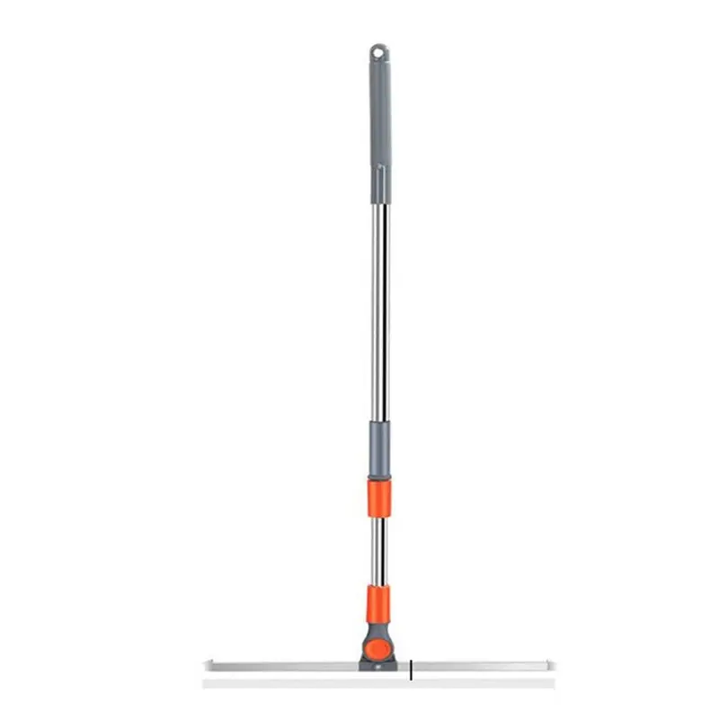 Mesh Window Cleaning Brush And Wipe Long Handle 3in1 Window Glass Wipers 50cmGrey