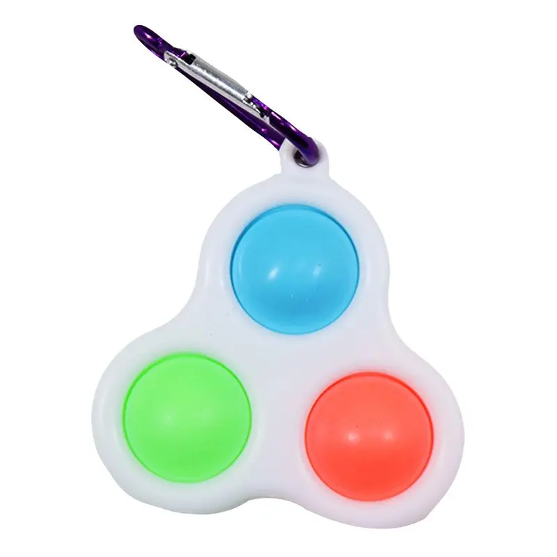 Plastic Pop it keychain Spinner shape / PO-27