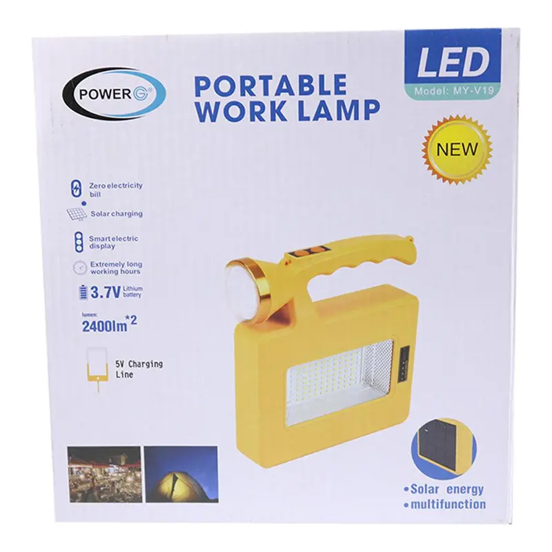 Power G Multifunctional Led Solar Portable Work Lamp