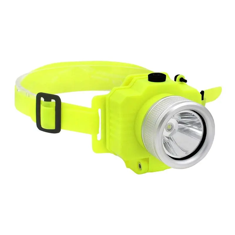 Professional Diving Headlamp Flashlight, LED Headlamp Rechargeable Underwater Headlight, Scuba Dive Light for Diving Camping Hunting Fishing