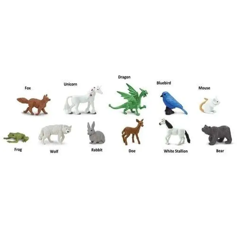 Safari Animals Toobs  Fairy Tale 11 pcs
