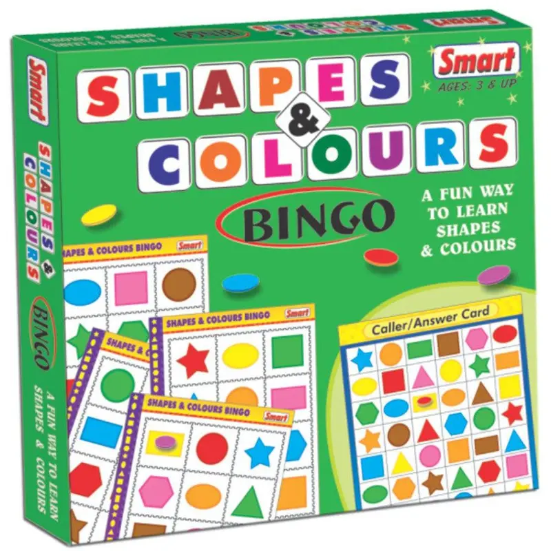Smart Shapes and Colors Bingo