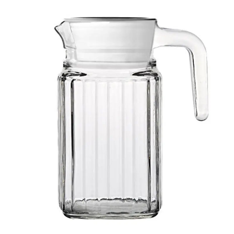 Square Glass Jug With Lid Juice / N-152/ K-389/41663