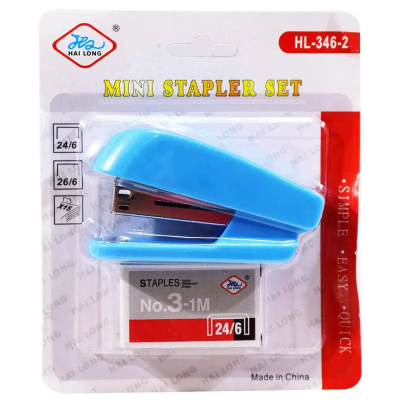 Stapler Set P-173 / HL-346-2Blue