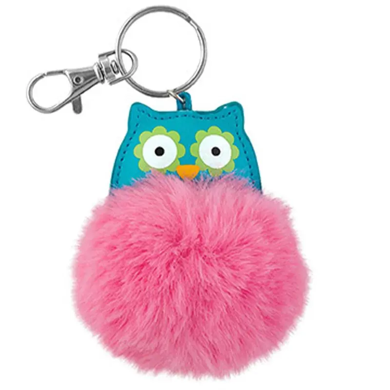 Stephen Joseph Pom Pom Critter Key Chains Owl / 18629