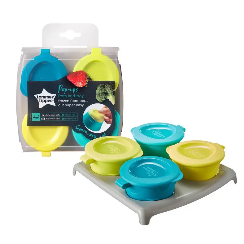 Tommee Tippee 446500 Explora Pop Up Freezer Pots And Tray / 5009