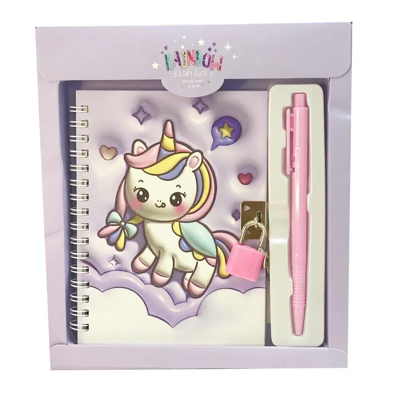 Unicorn Notebook SetPurple