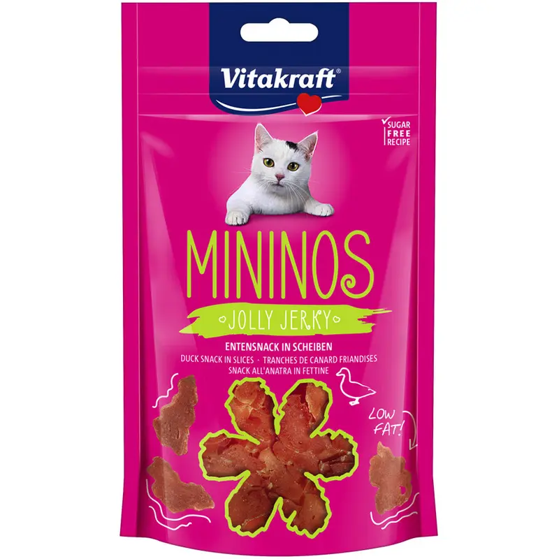 Vitakraft Mininos Duck Jolly Jerky 40g Cat Treats
