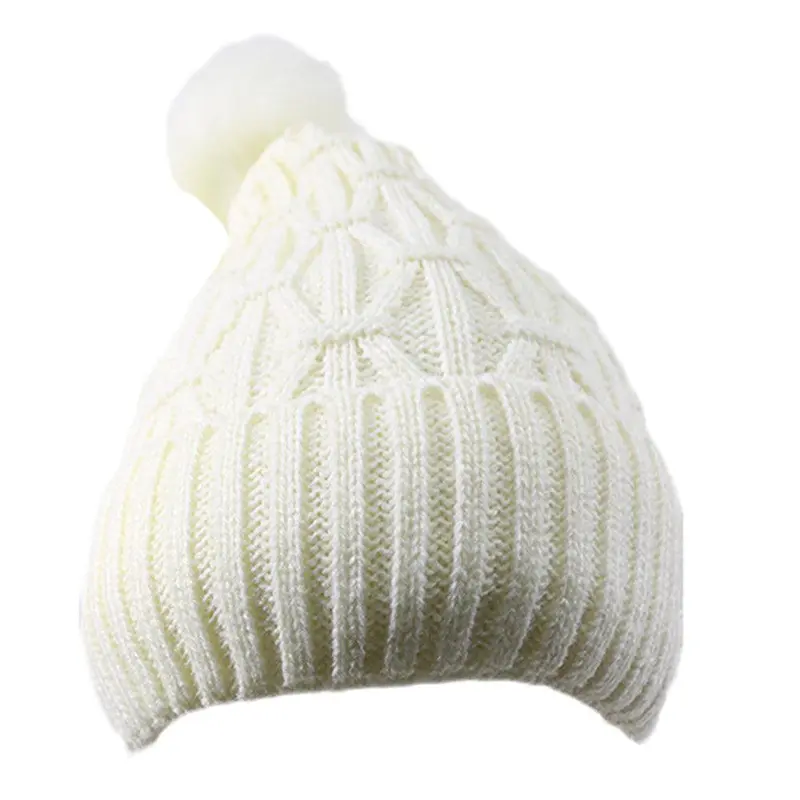 Women Winter Wool Hat N-525/ N-522White
