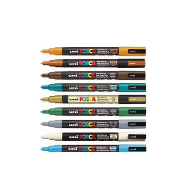Uni Posca Bullet Tip Marker Assorted (12pk)