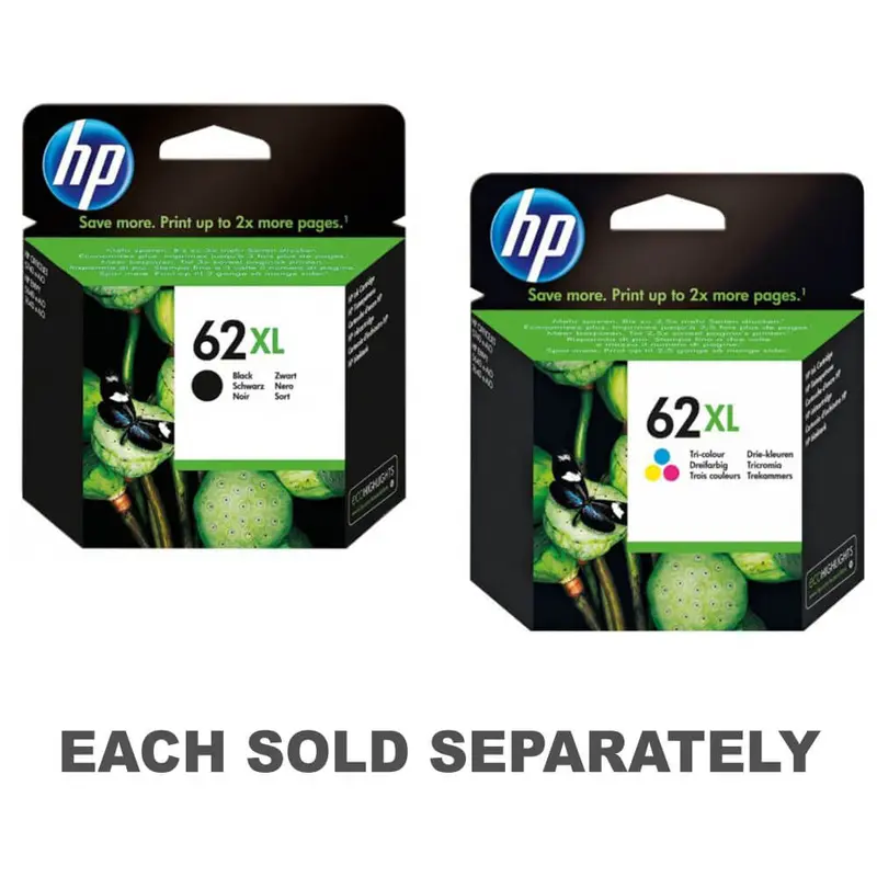 HP Inkjet Cartridge 62XLTri-Colour