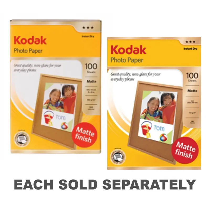 Kodak Everyday Matte Photo Paper (100pk)4X6"