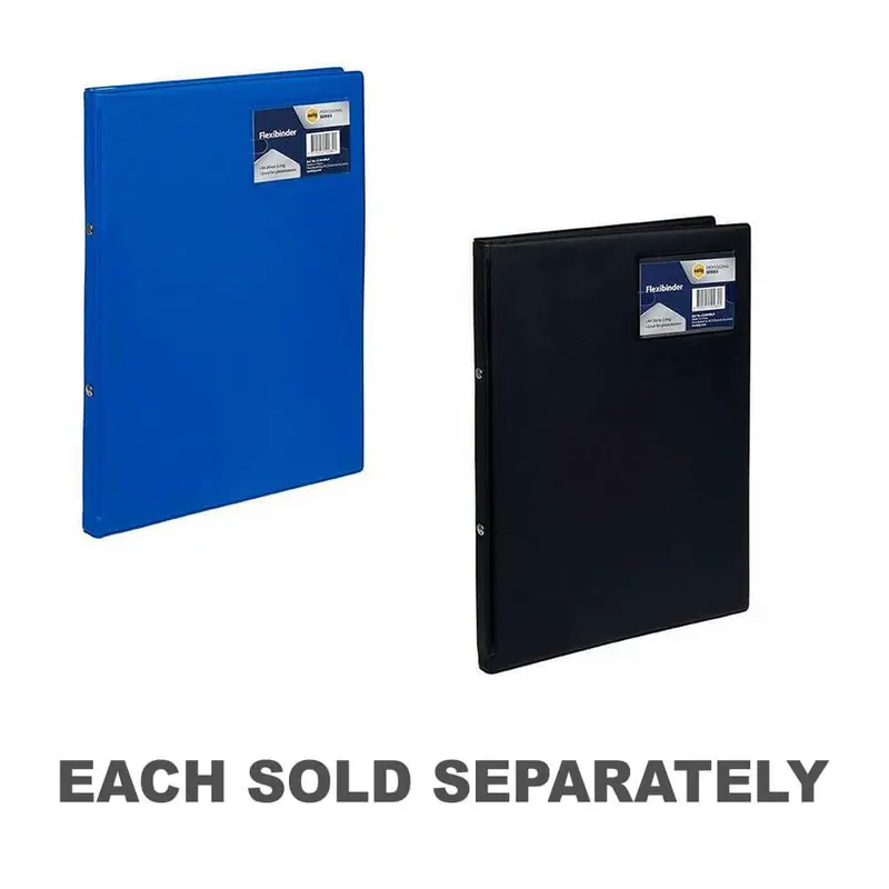 Marbig Flexi Binder A4 2R 20mmBlack