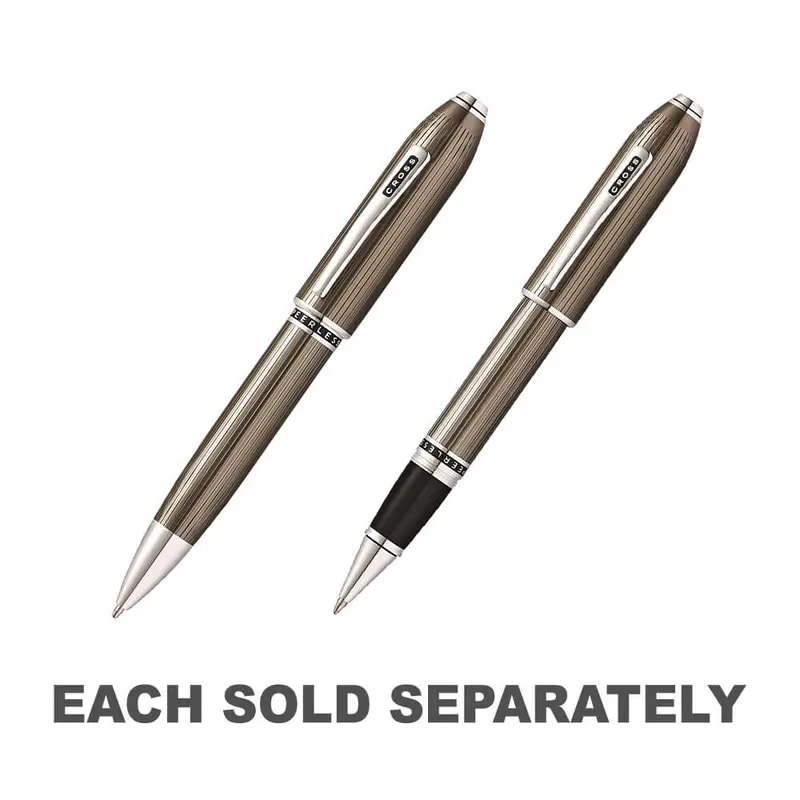 Peerless Translucent Titanium Grey Lacquer PenBallpoint
