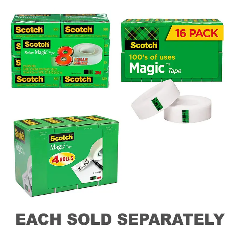 Scotch Tape Magic Refill (19mmx25m)16pk