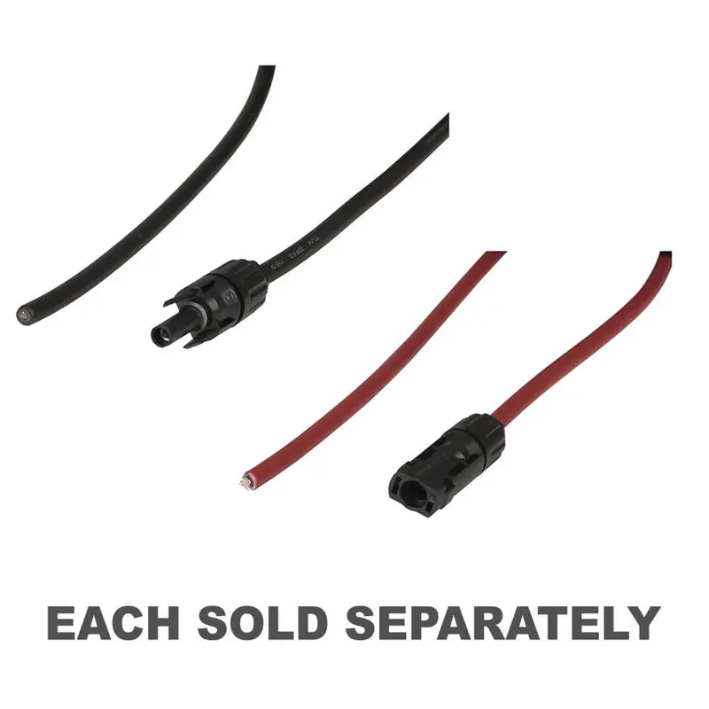 Premade PV Power Cable with Bare End 2mPlug