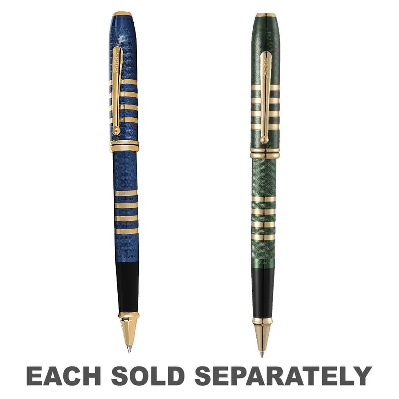 Cross 175th Townsend  23ct Rollerball PenGreen Lacquer