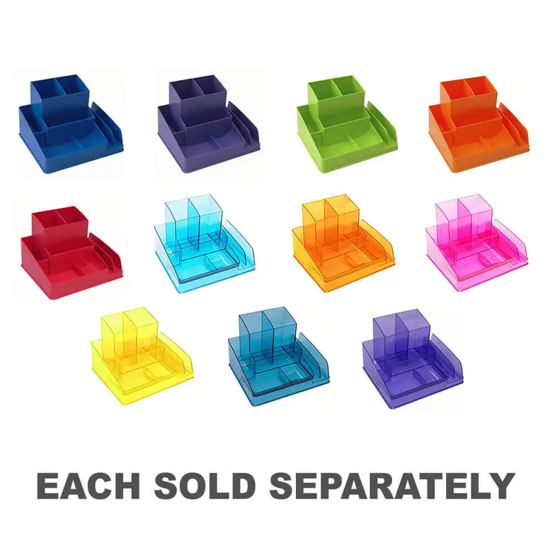 Italplast Durable Desk OrganiserTrans Purple