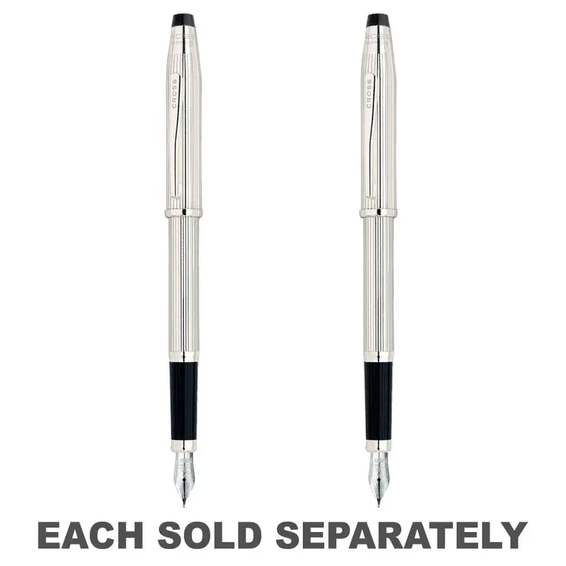 Century ll Sterling Silver Fountain Pen w/ 18ct NibFine
