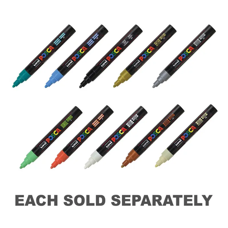 Uni Posca PC-5M Bullet Tip Paint MarkerMetallic Violet