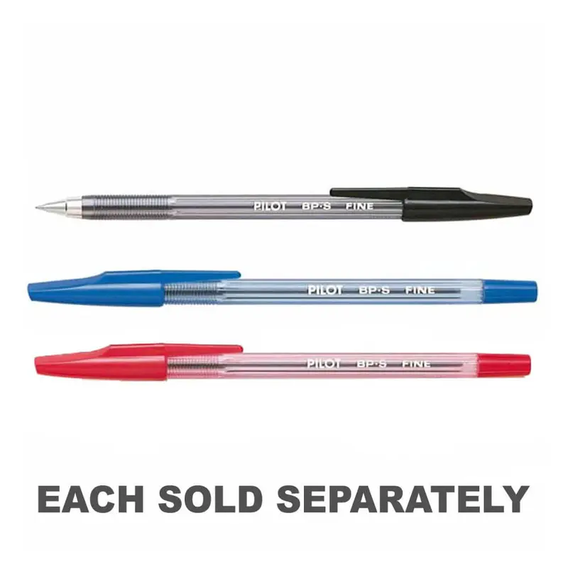 Pilot BP-S Fine Ballpoint Pens (Box of 12)Black