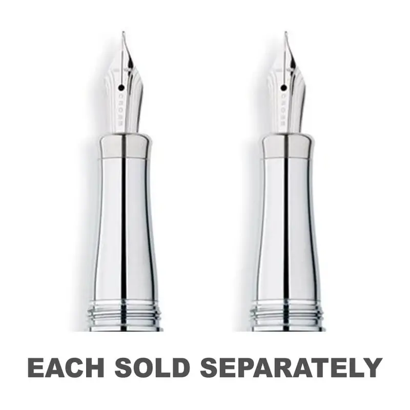 Sauvage Rhodium Plated NibFine