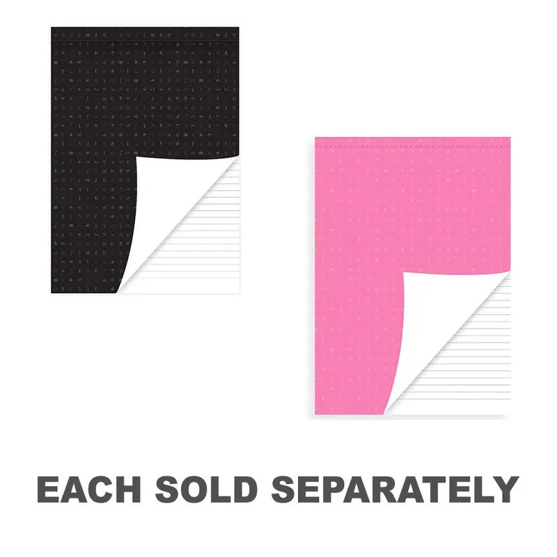 Filofax Perforated A5 Ruled Notepad Refill 30pcBlack