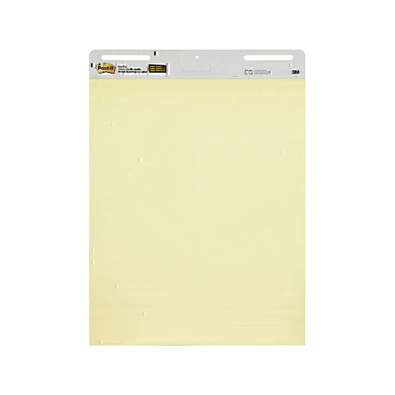 Post-It Canary Yellow Lined Easel Pads (64x76cm)