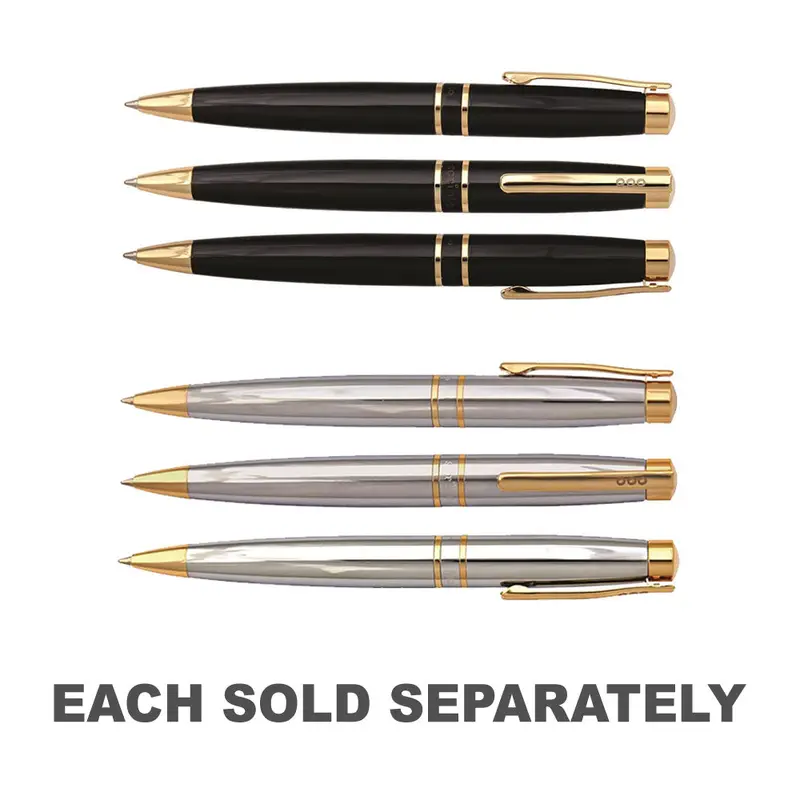 Scripto Tribute Ballpoint PenBlack/gold