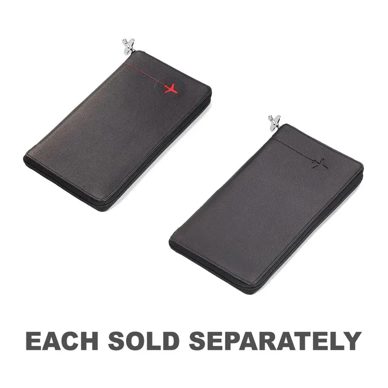 Troika Zip Travel Case Ballpoint and StylusBlack/Red