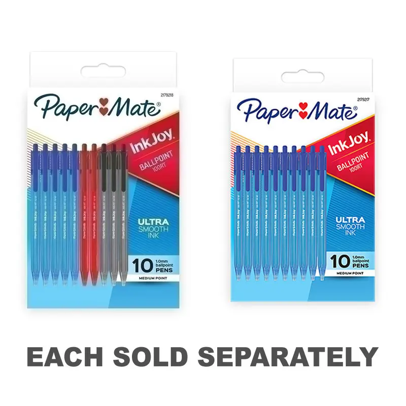 Paper Mate Inkjoy 100RT Ballpen 10R Box of 12Blue