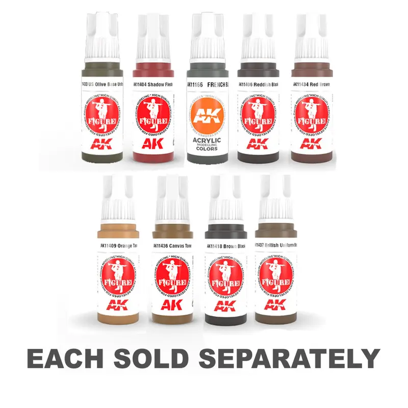 AK Interactive 3Gen Figures Acrylic 17mLBritish Uniform