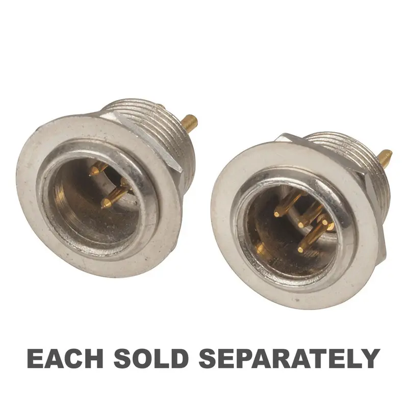 Chassis Male Mini XLR Style Connector3 Pins