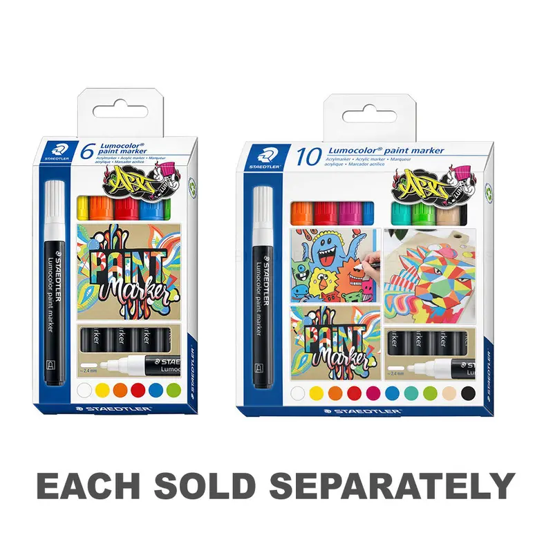 Staedtler Lumocolor Paint MarkerPack of 10