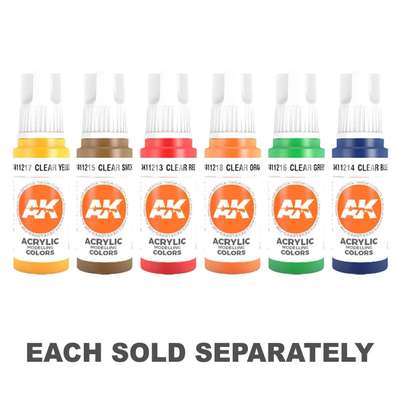 AK Interactive 3Gen Clear Acrylic Paint 17mLBlue