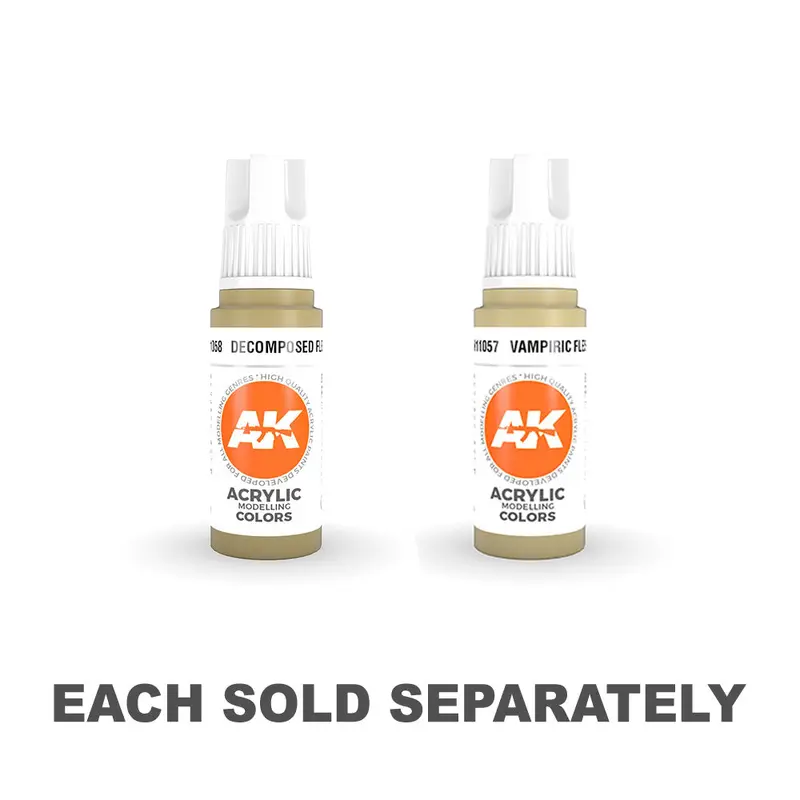 AK Interactive 3Gen Flesh Acrylic Paint 17mLDecomposed