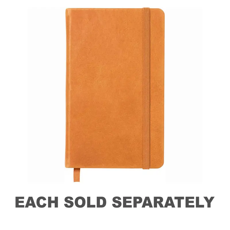 Leuchtturm Leather A6 Notebook 187pg (Cognac)Squared