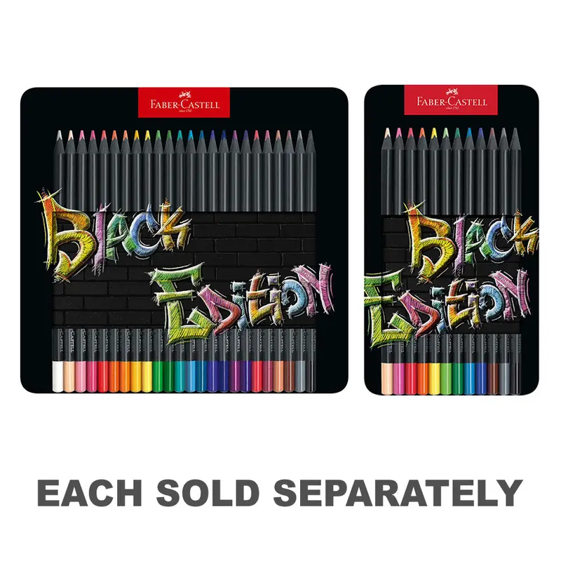 Faber-Castell Black Edition PencilTin of 12