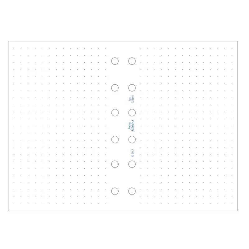 Filofax Dotted Pocket Refill 60pk (White)