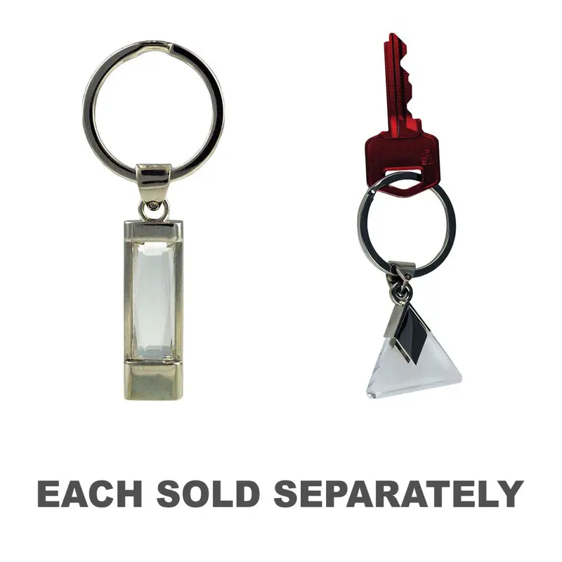 Lifefx Crystal Shape KeyringRectangle