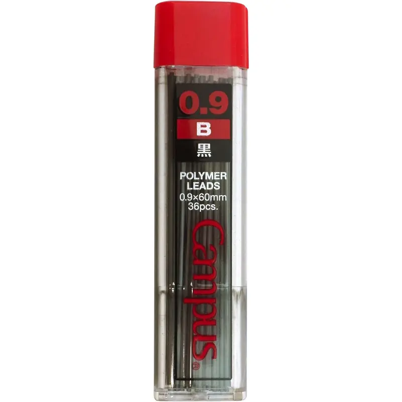KOKUYO Campus Mechanical Pencil Lead Refill 0.9mm B, PSR-CB9