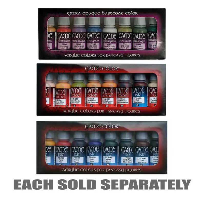 Vallejo Game Colour 8 Colour SetExtra Opaque