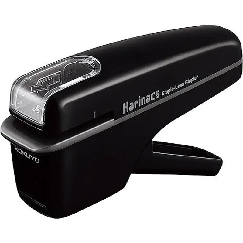 KOKUYO Stapleless Stapler Harinacs Handy 4 Sheet Capacity Black SLN-MSH104D