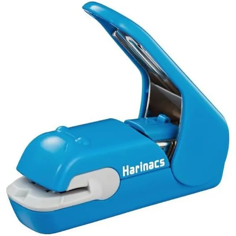 KOKUYO Stapleless Stapler Harinacs Press Blue 5 Sheet Capacity SLN-MPH105B Set of 3