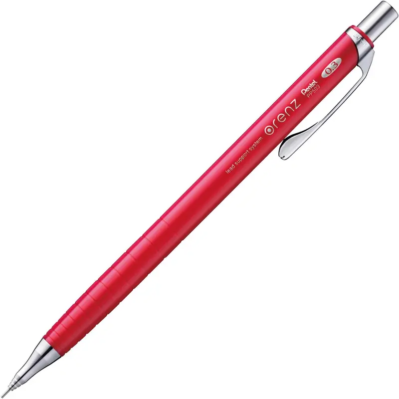 Pentel Mechanical Pencil Orenz 0.3mm XPP503-B2 Deep Red