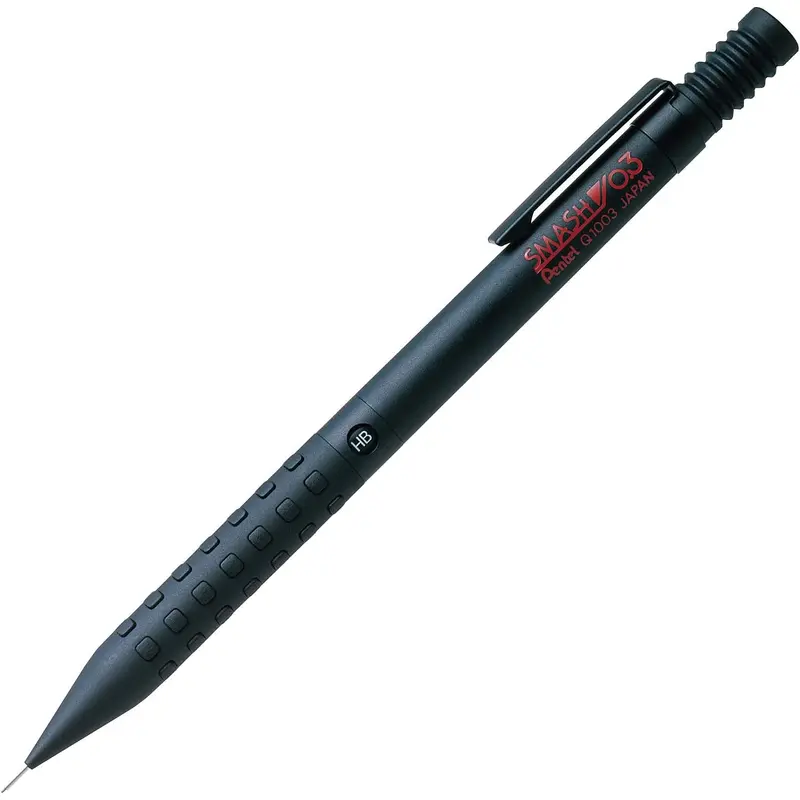 Pentel Mechanical Pencil Smash 0.3mm Q1003-1N Black