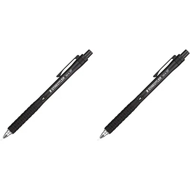 STAEDTLER Silver Series Drafting Mechanical Pencil 925 15, 0.7mm, Black, 925 15-07, Set of 2