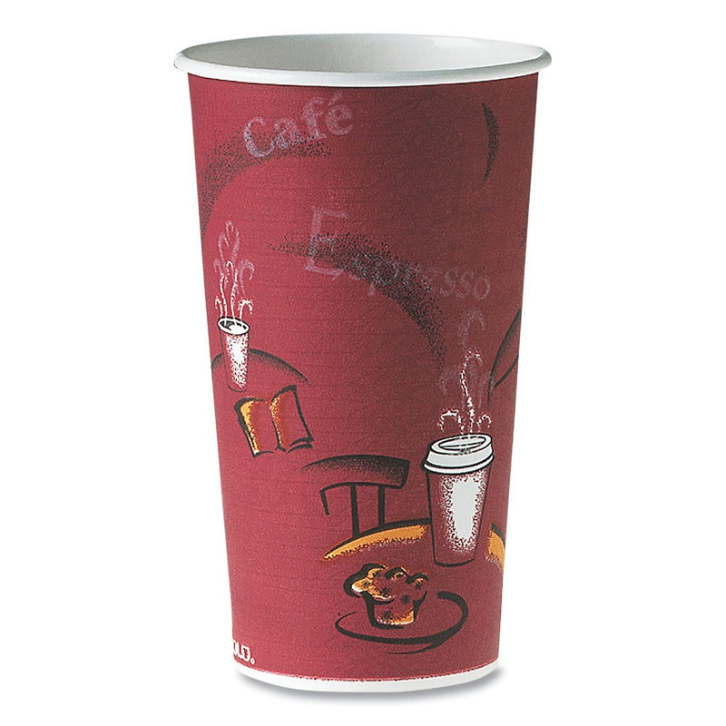 Eco-Products BlueStripe 25% Recycled Content Cold Cups, 9 oz, Plastic, Clear/Blue, 50/Pack, 20 Packs/Carton